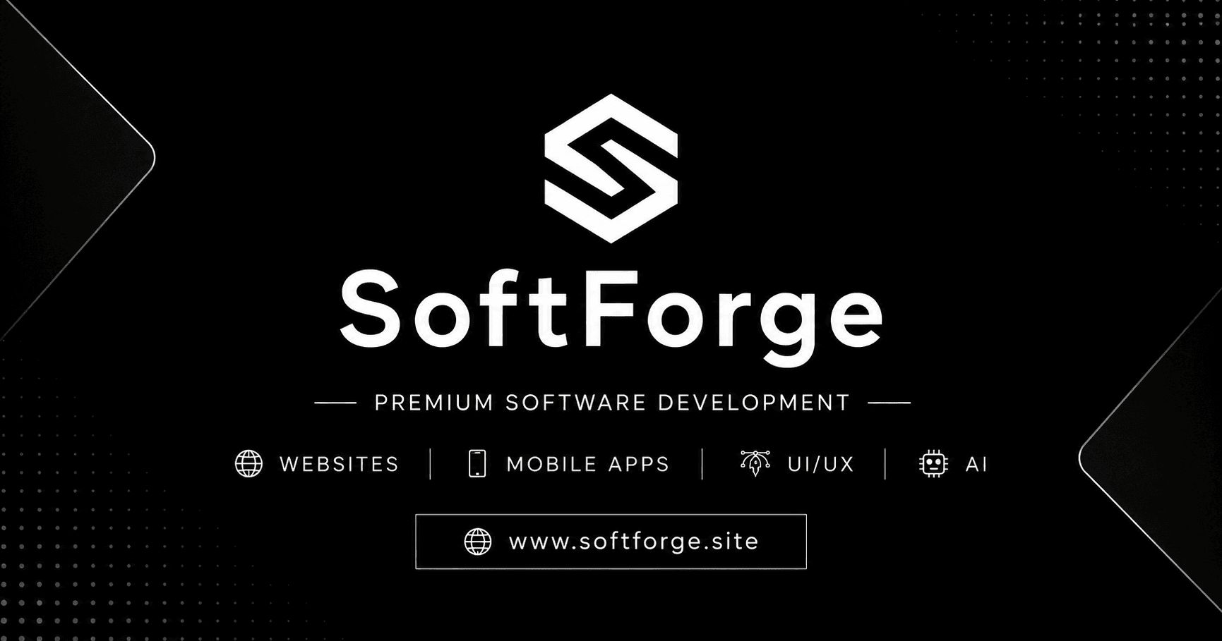 Premium web and mobile product interface visual for SoftForge